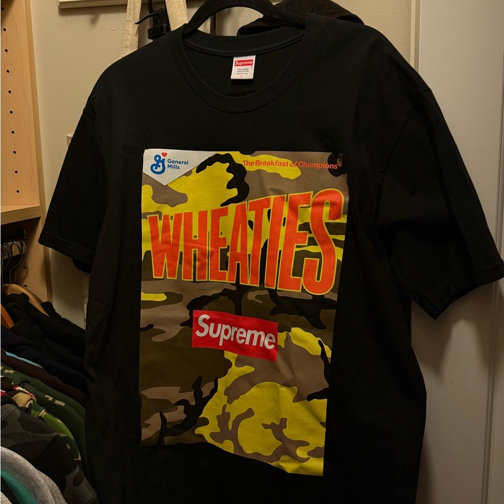 Supreme Wheaties Camouflage T-Shirt